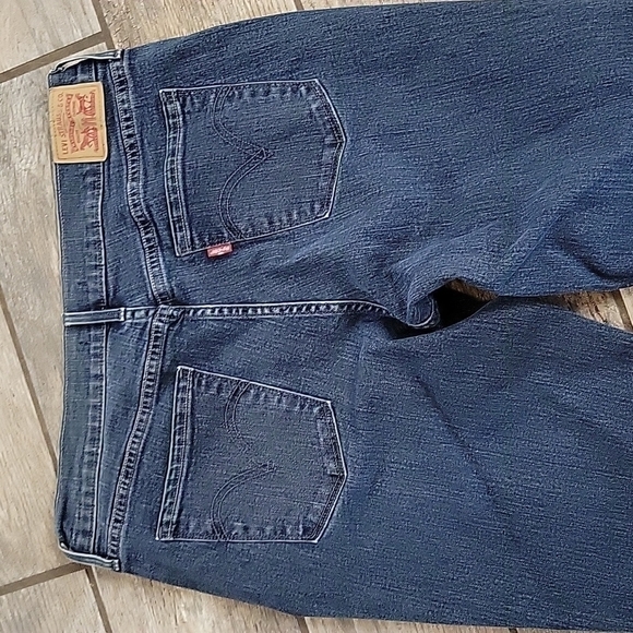 LEVI'S 505 straightleg stretch jegg stretch jeans size 12 - Picture 2 of 4